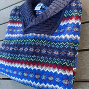 Janie and Jack Multicolor Patterned Kids Sweater
